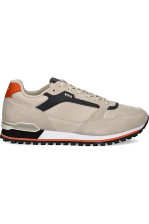 HUGO BOSS Parkour suede-panelled sneakers