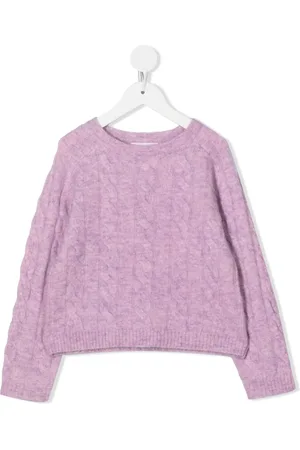 BONPOINT Cable-knit long-sleeve jumper