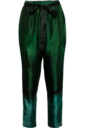 MASNADA Colour-block tapered trousers