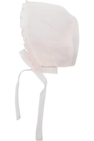 LA STUPENDERIA Organza silk bonnet hat