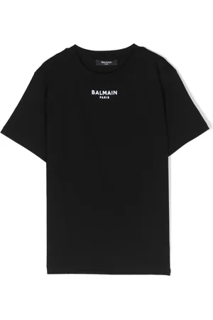 Balmain Logo-embroidered cotton T-shirt