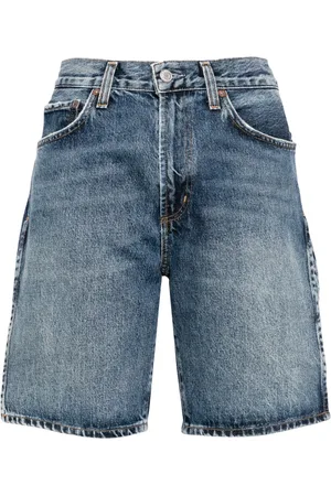 AGOLDE Vida cotton denim shorts