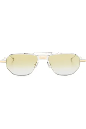 T Henri Eyewear Logo-print square-frame sunglasses
