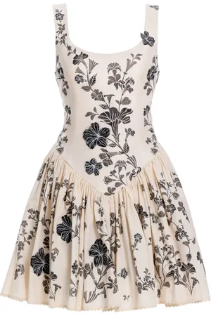 Agua by Agua Bendita Pluma Guayacan mini dress