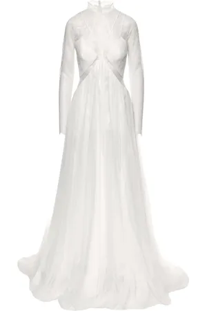 Ana Radu Lace-panelled maxi dress