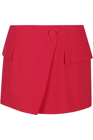 Balmain Wrap-design mini skirt