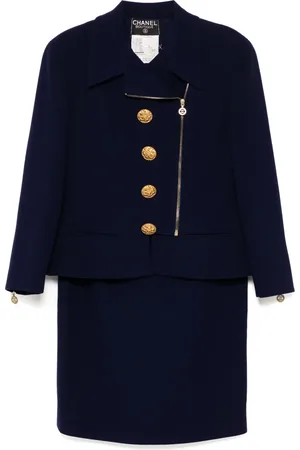 CHANEL 1990-2000s suit jacket skirt