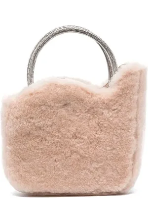 LE SILLA Micro Ivy shearling bag