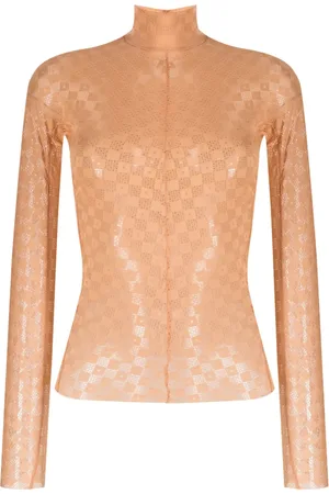 FORTE FORTE Lace-detail long-sleeved top