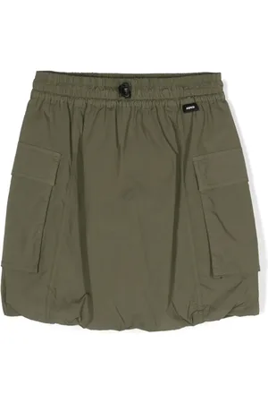 Aspesi Elasticated-waistband cargo skirt