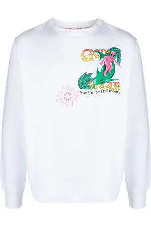 GCDS Graphic-print crew-neck sweatshirt