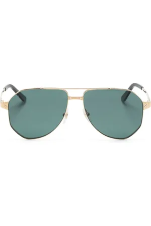 Cartier Santos pilot-frame sunglasses