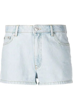 Chiara Ferragni Embroidered-logo denim shorts