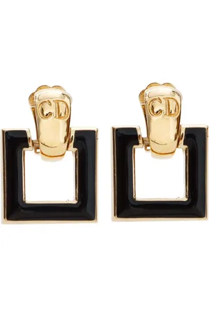 Dior Rhinestone clip-on earrings set