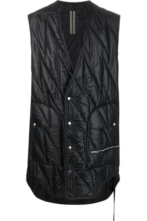Rick Owens Quilted mid-length gilet