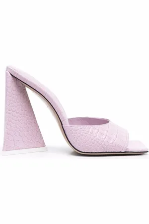 The Attico Crocodile-effect leather sandals