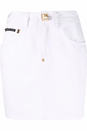 Philipp Plein Denim mini skirt