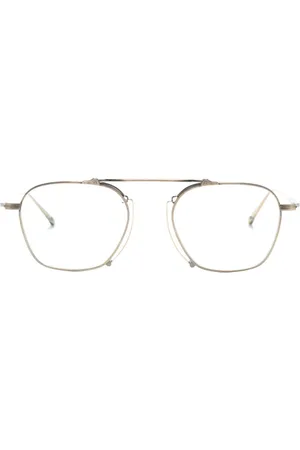 MATSUDA Engraved pilot-frame glasses