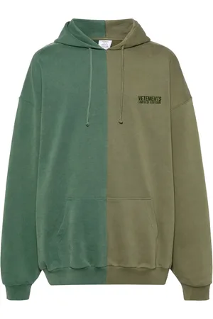 Vetements Logo-embroidered hoodie