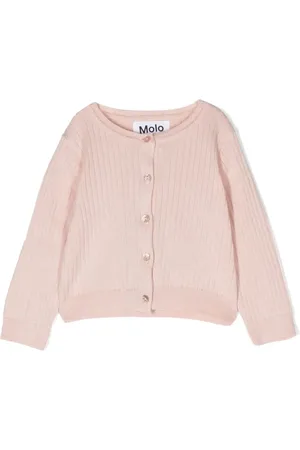 Molo Rib-knit organic cotton cardigan