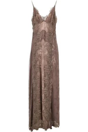Alberta Ferretti Lace-embroidered dress