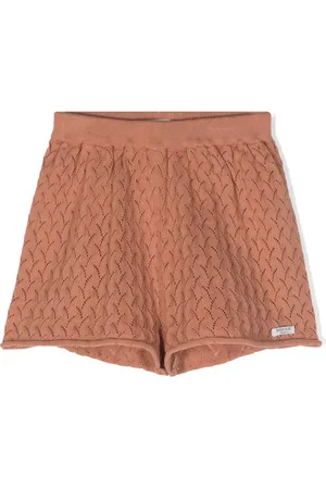 Donsje Canae pointelle-knit shorts