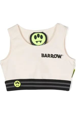 BARROW Logo-print crop top