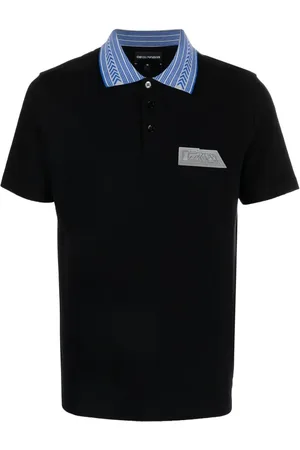 Emporio Armani Logo-patch polo shirt