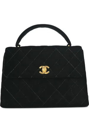 CHANEL 1997 diamond-quilting top handle bag