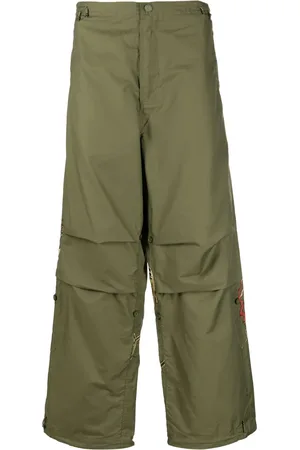 Maharishi Tiger vs Samurai-embroidered cargo trousers