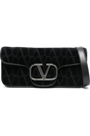 VALENTINO GARAVANI Mini Locò Vlogo Toile Iconographe shoulder bag