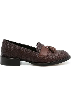 Sarah Chofakian Tassel-detail slip-on Oxford shoes