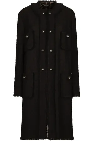 Dolce & Gabbana Single-breasted boucl?? coat
