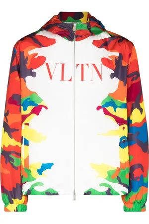 VALENTINO GARAVANI VLTN Camouflage zip-up jacket