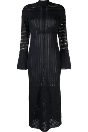 MAME KUROGOUCHI High-neck knitted dress