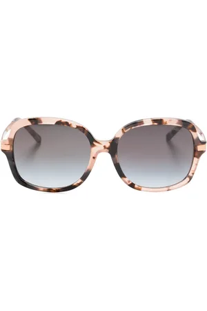 Michael Kors Tortoiseshell-effect square-frame sunglasses