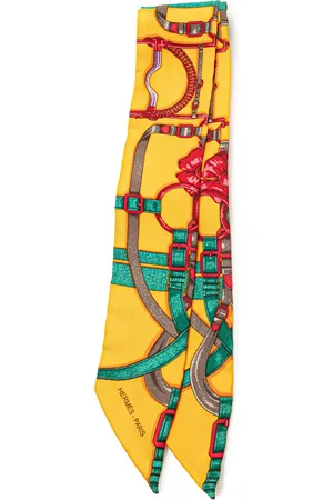 Hermès 2000-2024 Grand Manege Silk Twilly Scarf scarves