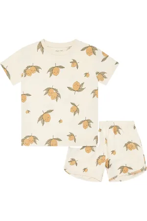 Konges Sløjd Lemon-pattern shorts set