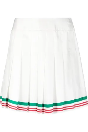 Casablanca Casa Way silk tennis skirt
