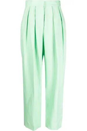Stella McCartney Pleated wide-leg trousers