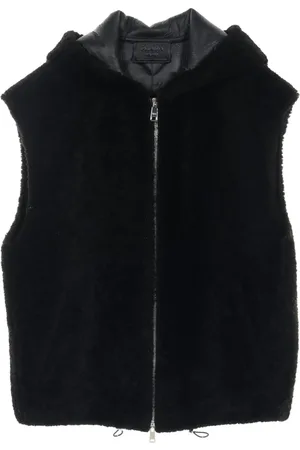 Prada 2010s shearling gilet