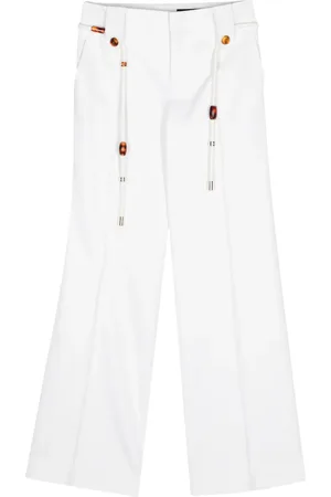 Gucci 2000s pressed-crease straight trousers