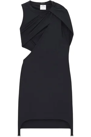 Courrèges Cut-out gathered mini dress