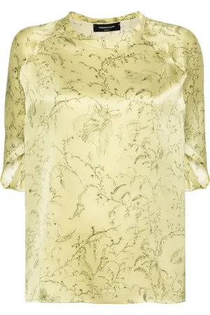 Fabiana Filippi Graphic-print silk blouse