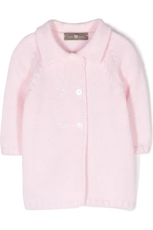 LITTLE BEAR Fine-knit double-breasted blouse