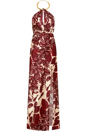Nicholas Edyth printed silk gown
