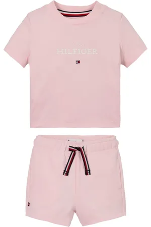 Tommy Hilfiger Logo-print cotton short set