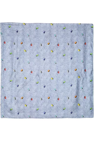 ROMEO HUNTE Quarter water print silk scarf