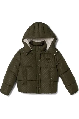 Pinko Striped puffer jacket