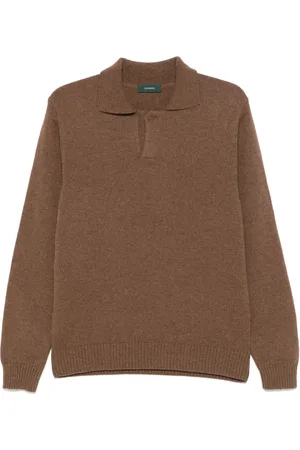 ZANONE Virgin wool polo shirt